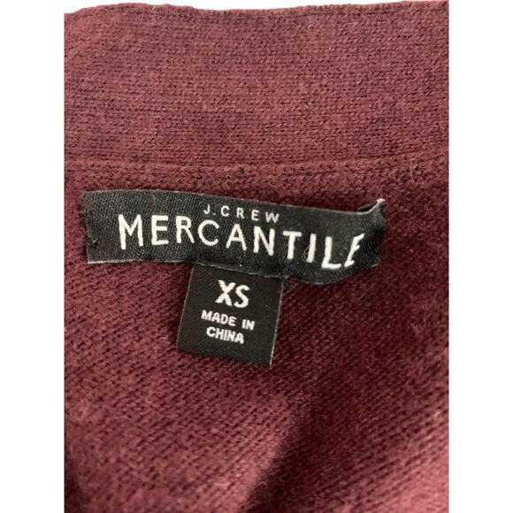 XS J.Crew Mercantile Womens V-Neck Cardigan Sweater Wool Blend F4721 - Picture 7 of 8